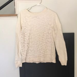 Loft lace sweater